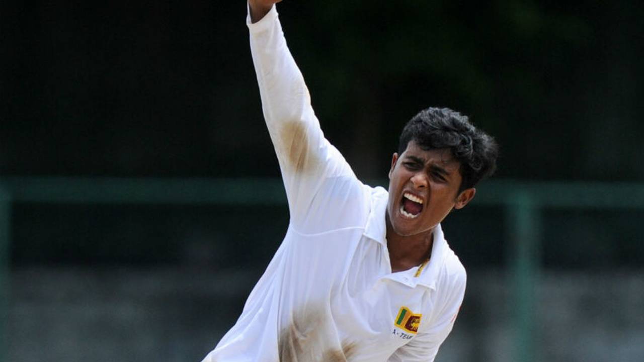 Jeffrey Vandersay finished with match figures of 8 for 167, Sri Lanka Board President's XI v Pakistanis, third day, Colombo, June 13, 2015