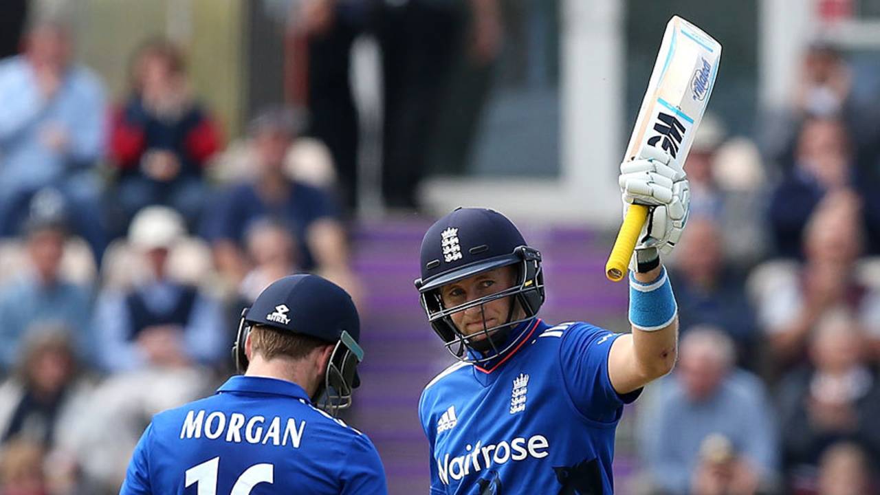 Joe Root moved to a 52-ball fifty, England v New Zealand, 3rd ODI, Ageas Bowl, June 14, 2015