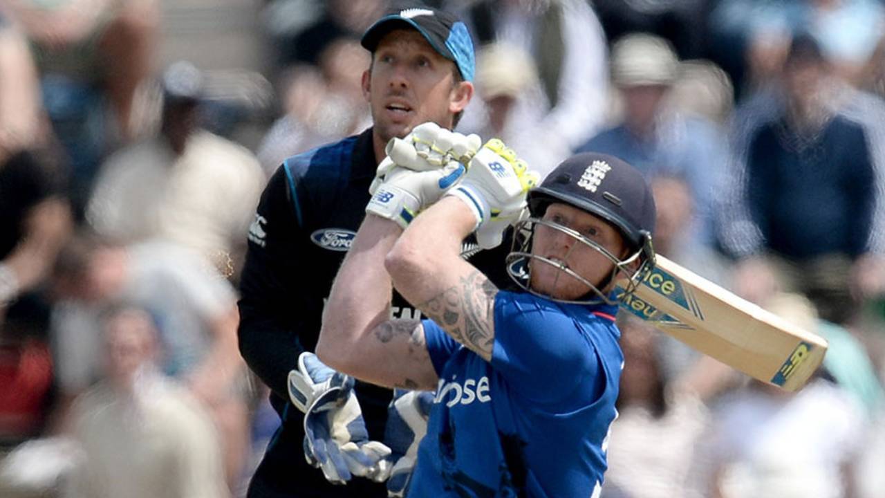 Ben Stokes opened his shoulders early, England v New Zealand, 3rd ODI, Ageas Bowl, June 14, 2015