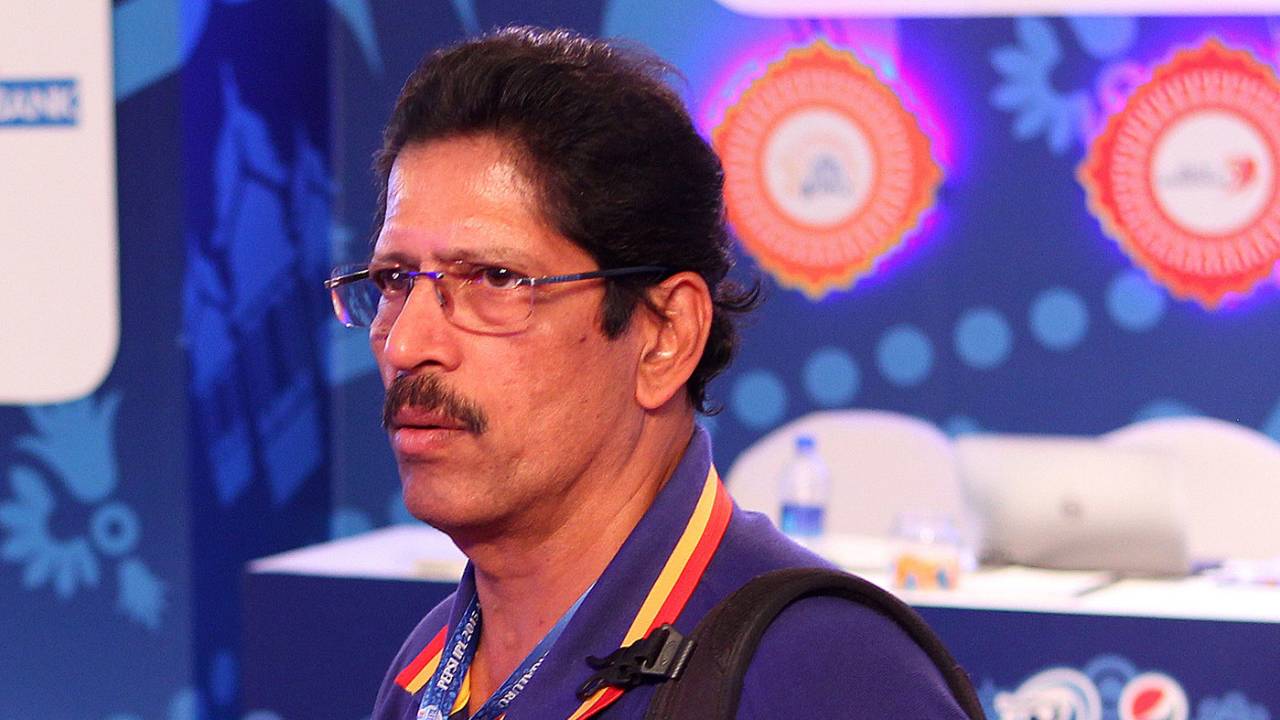 TA Sekhar at the 2015 IPL auction