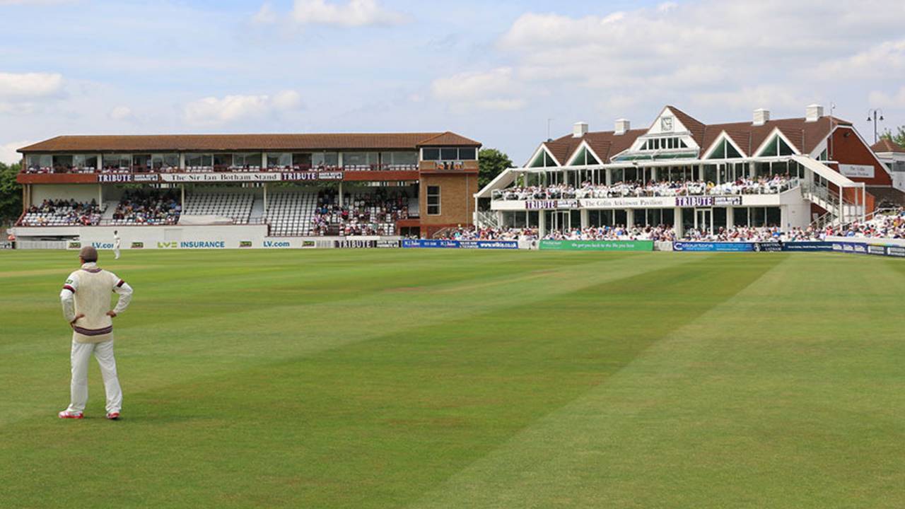 The Sir Ian Botham Stand and Colin Aitkinson Pavilion at Taunton, Taunton, June 15, 2015