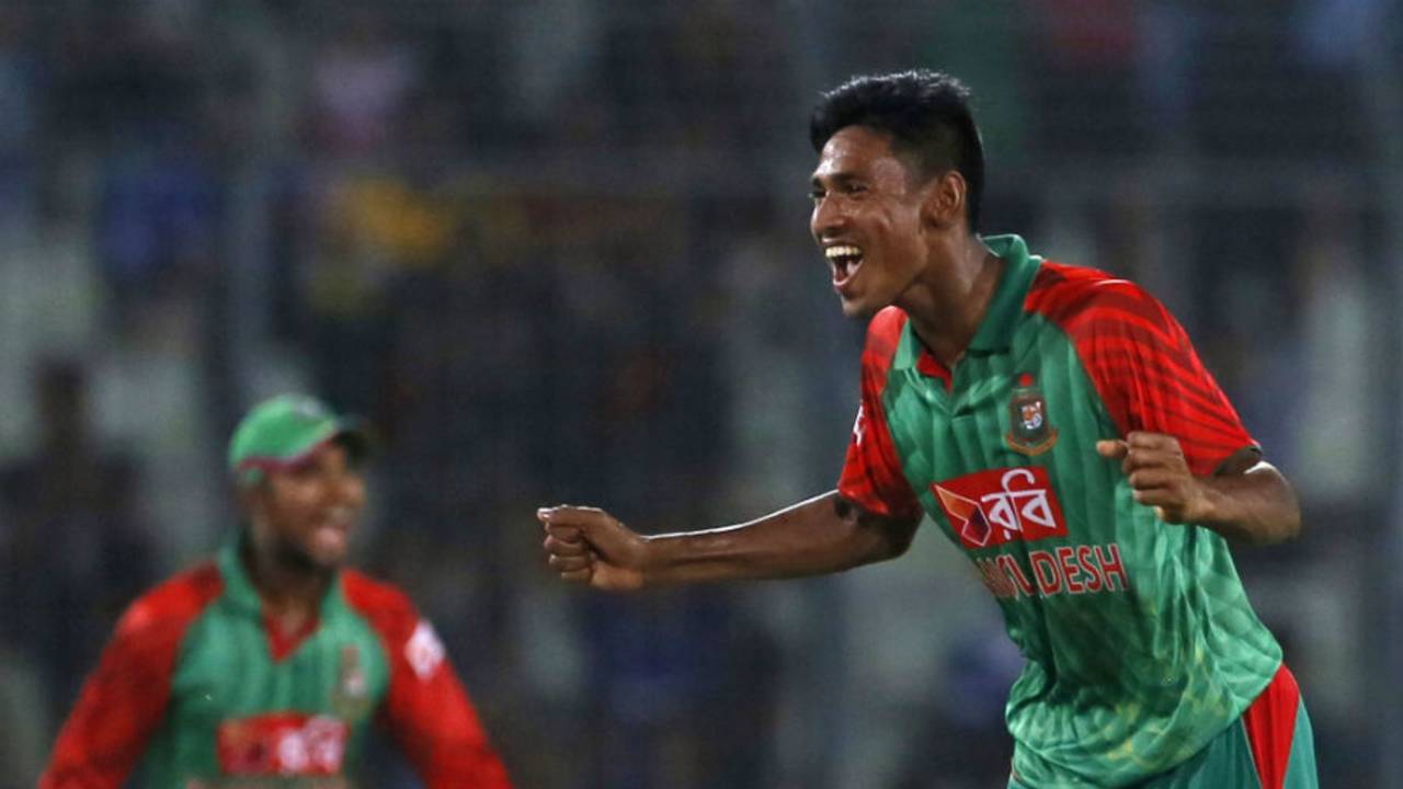Mustafizur Rahman is one of five Bangladesh bowlers to take four or more wickets on ODI debut in the last seven years&nbsp;&nbsp;&bull;&nbsp;&nbsp;Associated Press