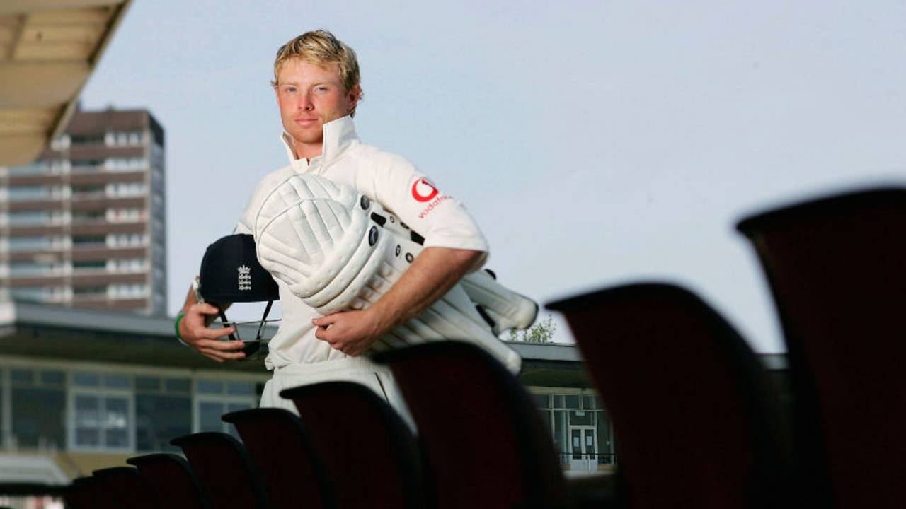 Ian Bell photoshoot, Edgbaston, June 7, 2005