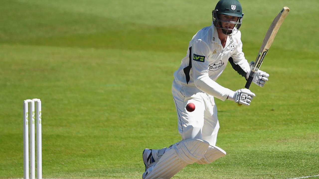 Richard Oliver fell for 99, Nottinghamshire v Worcestershire, County Championship, Division One, Trent Bridge, June 30, 2015