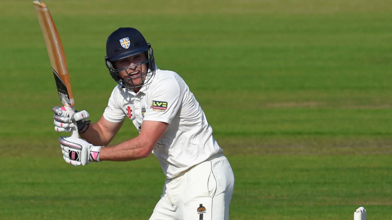 Gordon Muchall was unbeaten at the close, Durham v Yorkshire, County Championship, Division One, Chester-le-Street, June 30, 2015