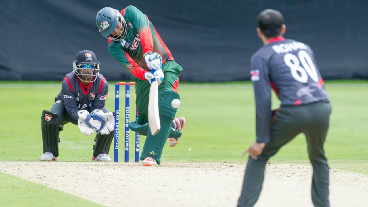 Narendra Kalyan struck a quickfire 42, Kenya v United Arab Emirates, World T20 Qualifier, Edinburgh, July 15, 2015