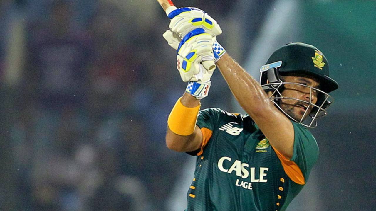JP Duminy top-scored with 51, Bangladesh v South Africa, 3rd ODI, Chittagong, July 15, 2015