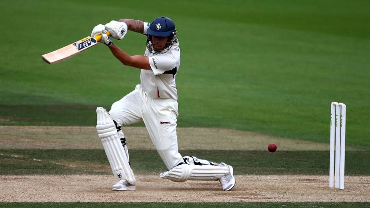 Ben Harmison battled as wickets tumbled, Surrey v Kent, LV= County Championship, Division One, The Oval, 3rd day, July 15, 2015