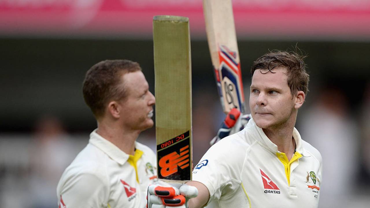 Chris Rogers and Steven Smith removed a notable pairing from the top of the record books&nbsp;&nbsp;&bull;&nbsp;&nbsp;Getty Images