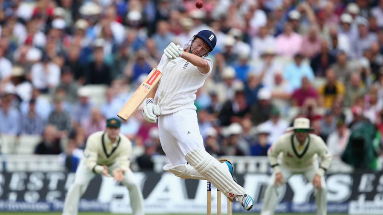 Jonny Bairstow fell in Mitchell Johnson's first over of the day&nbsp;&nbsp;&bull;&nbsp;&nbsp;Getty Images