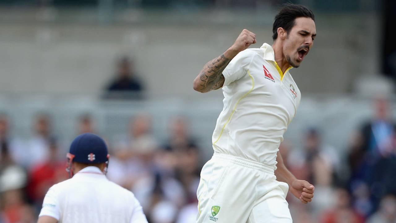Mitchell Johnson: "When I saw the young guys out there performing it really urged me and pushed me to get out there and play."&nbsp;&nbsp;&bull;&nbsp;&nbsp;Getty Images
