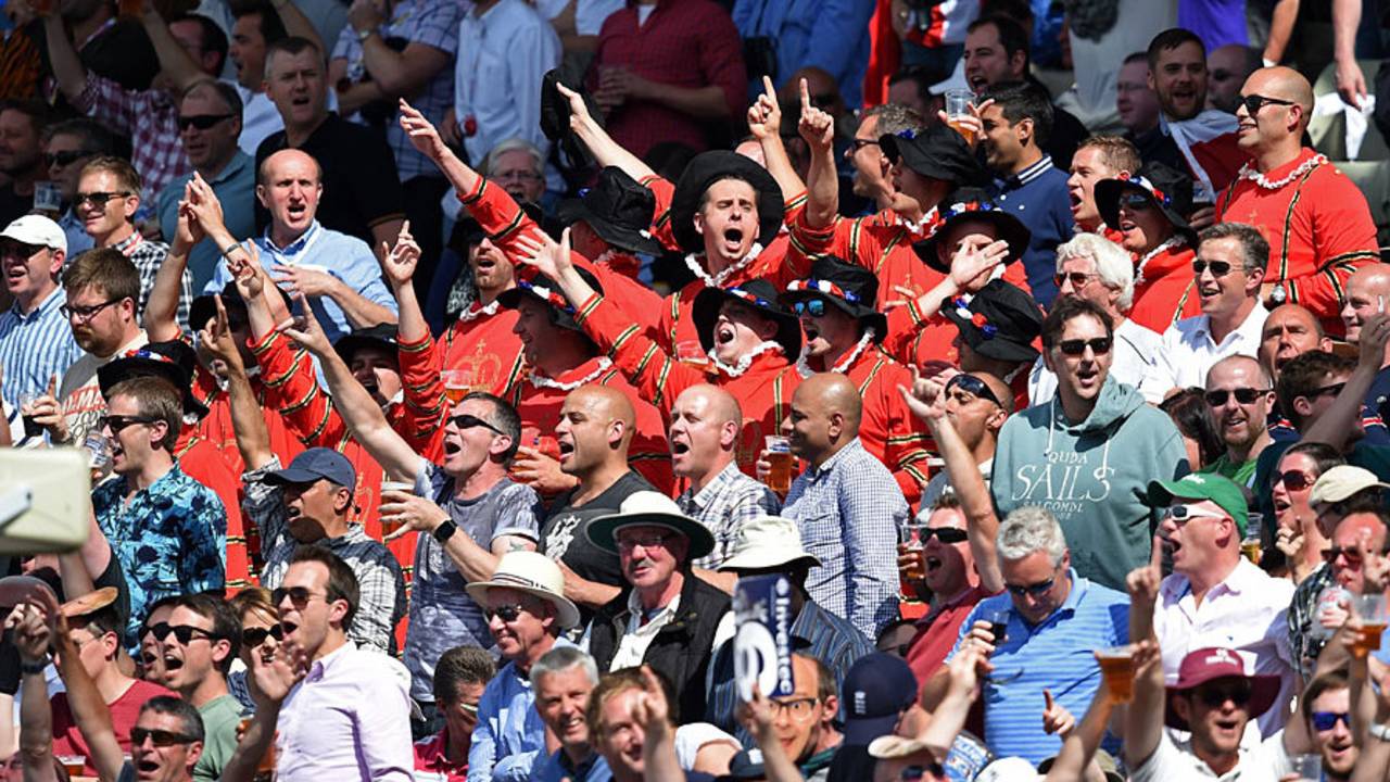 The Edgbaston crowd created a stirring atmosphere, England v Australia, 3rd Test, Edgbaston, 3rd day, July 31, 2015