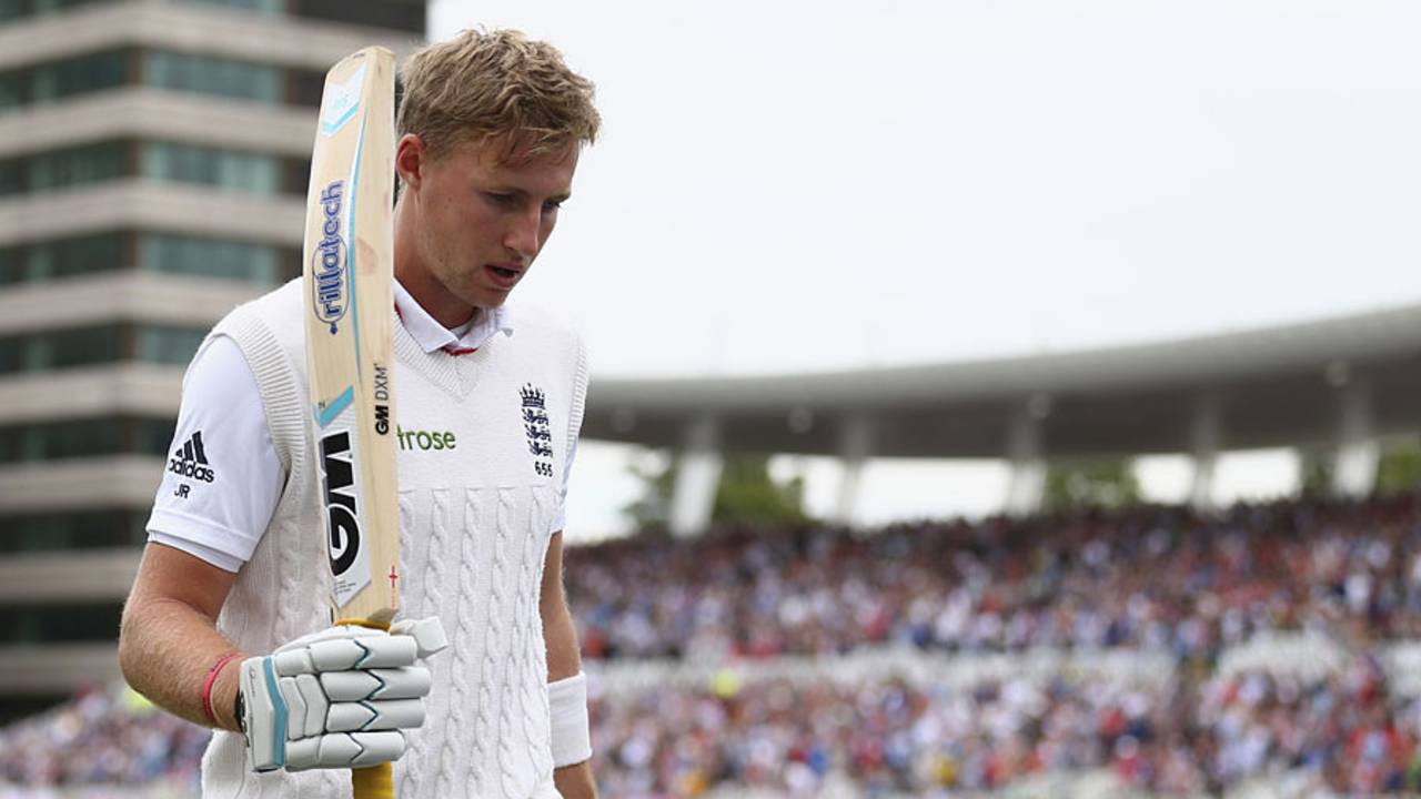 Joe Root departed for 130, England v Australia, 4th Investec Test, Trent Bridge, 2nd day, August 7, 2015