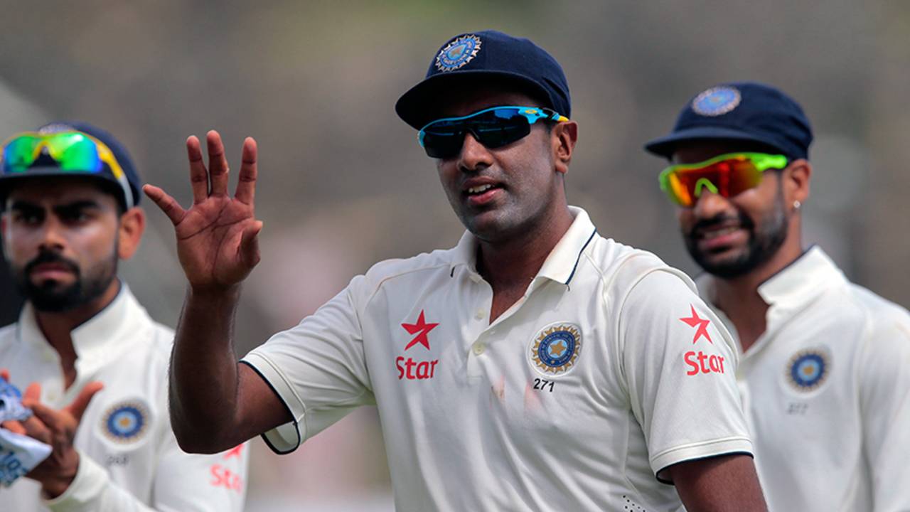 R Ashwin picked up the first 10-wicket haul by an Indian spinner in away Tests since 2009&nbsp;&nbsp;&bull;&nbsp;&nbsp;Associated Press