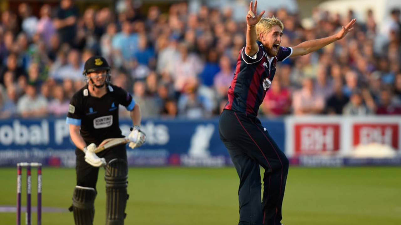 Olly Stone had George Bailey lbw, Sussex v Northamptonshire, NatWest T20 Blast quarter-final, Hove, August 12, 2015