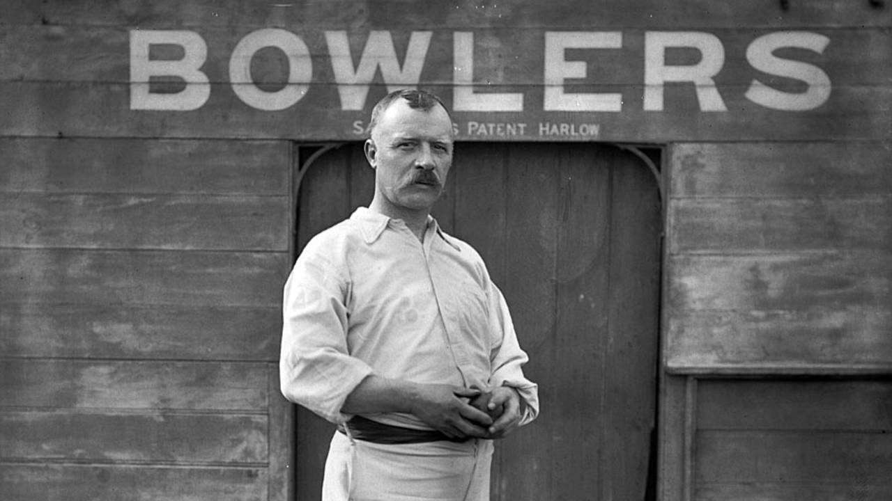 Former England left-arm spinner Bobby Peel, 1905