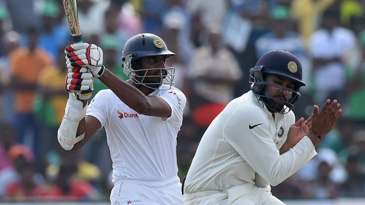 Rohit Sharma gets out of harm's way, Sri Lanka v India, 1st Test, Galle, 3rd day, August 14, 2015