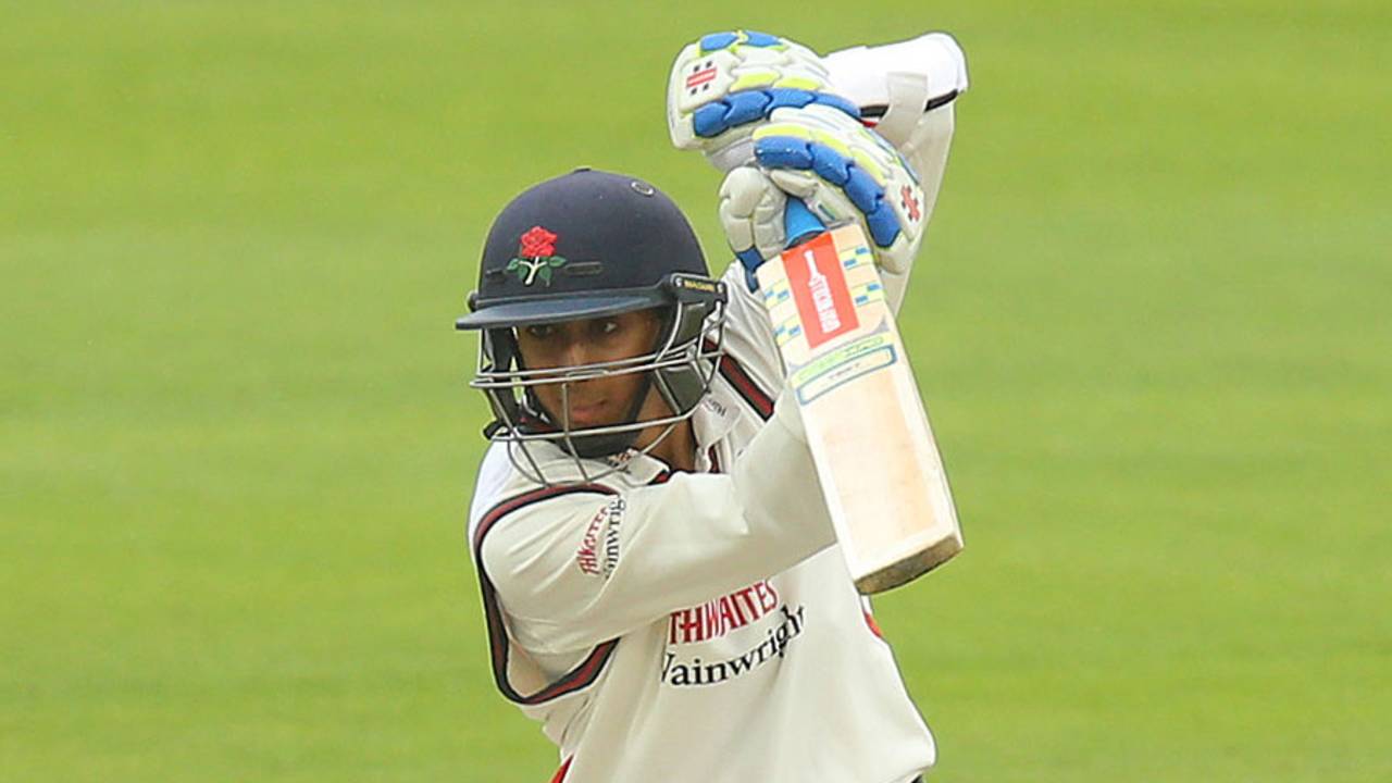 Haseeb Hameed made his first-class debut for Lancashire, Lancashire v Glamorgan, LV= County Championship, Division Two, Old Trafford, August 21, 2015