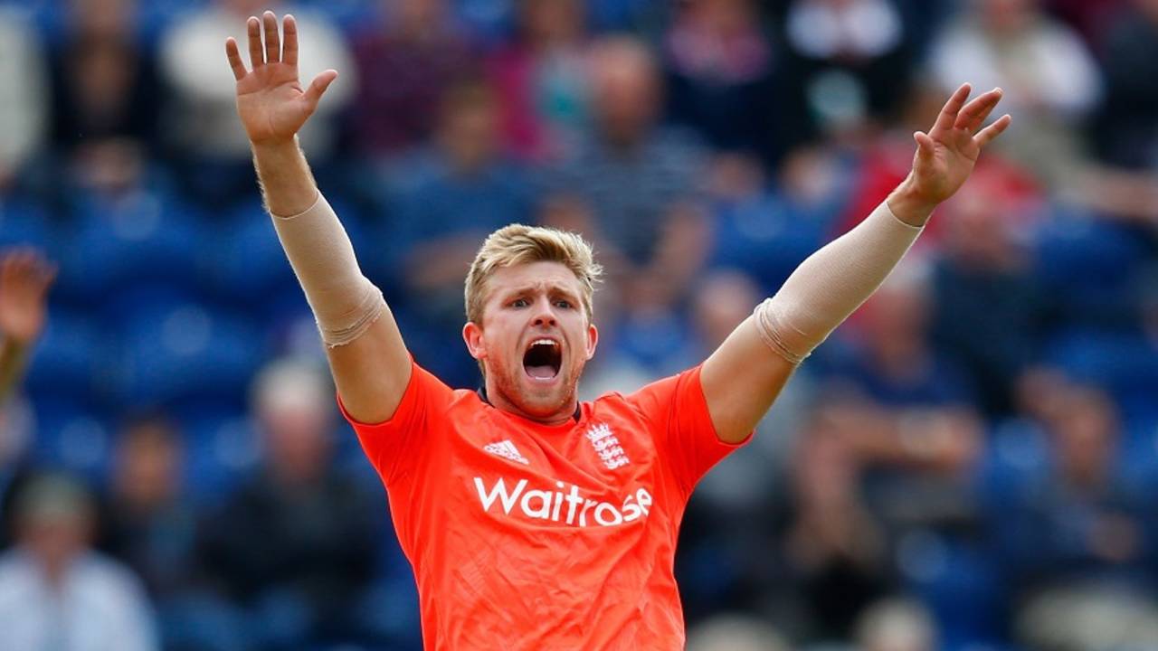 David Willey has no great pace, but he could offer England a bit of variety as a left-armer who swings the ball&nbsp;&nbsp;&bull;&nbsp;&nbsp;Getty Images