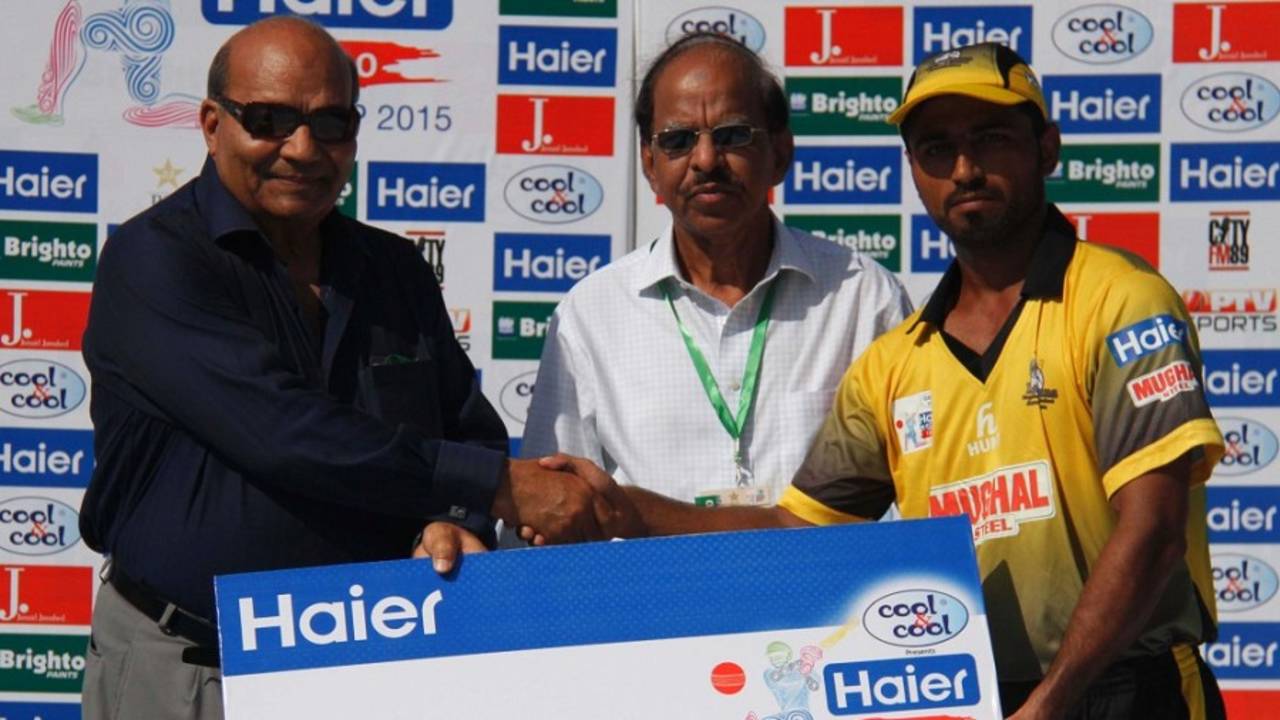 Asif Babar was named Man of the Match