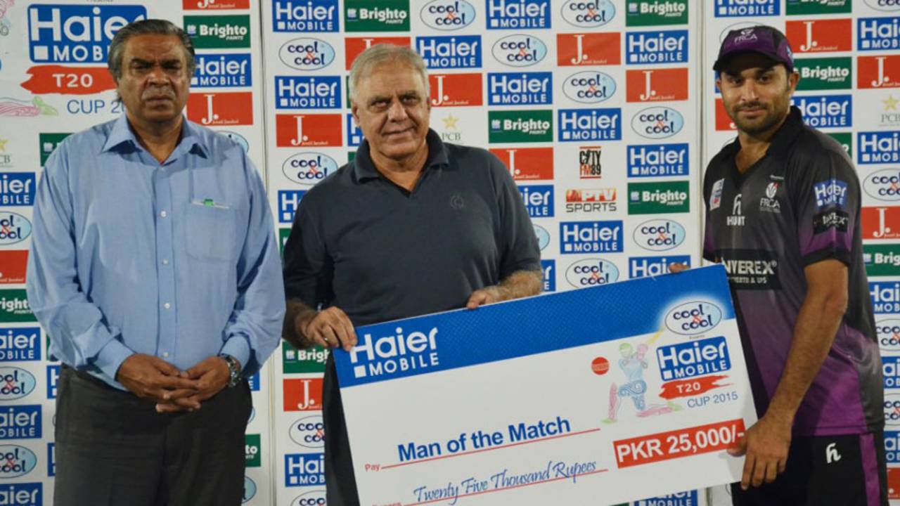 Raheel Ameer was named Man of the Match for his 55-ball 87