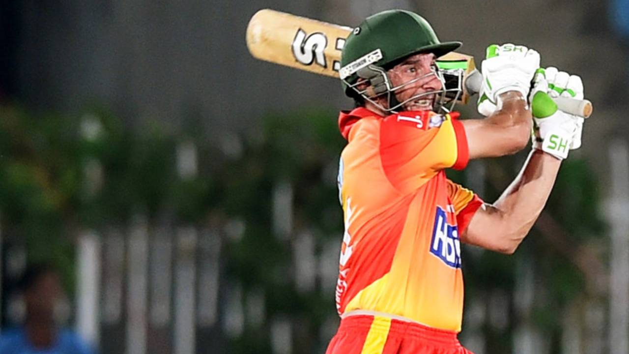 Rafatullah Mohmand made a 51-ball 78, Peshawar Region v Sialkot Region, 2nd semi-final, Haier Mobile T20 Cup, Rawalpindi, September 14, 2015