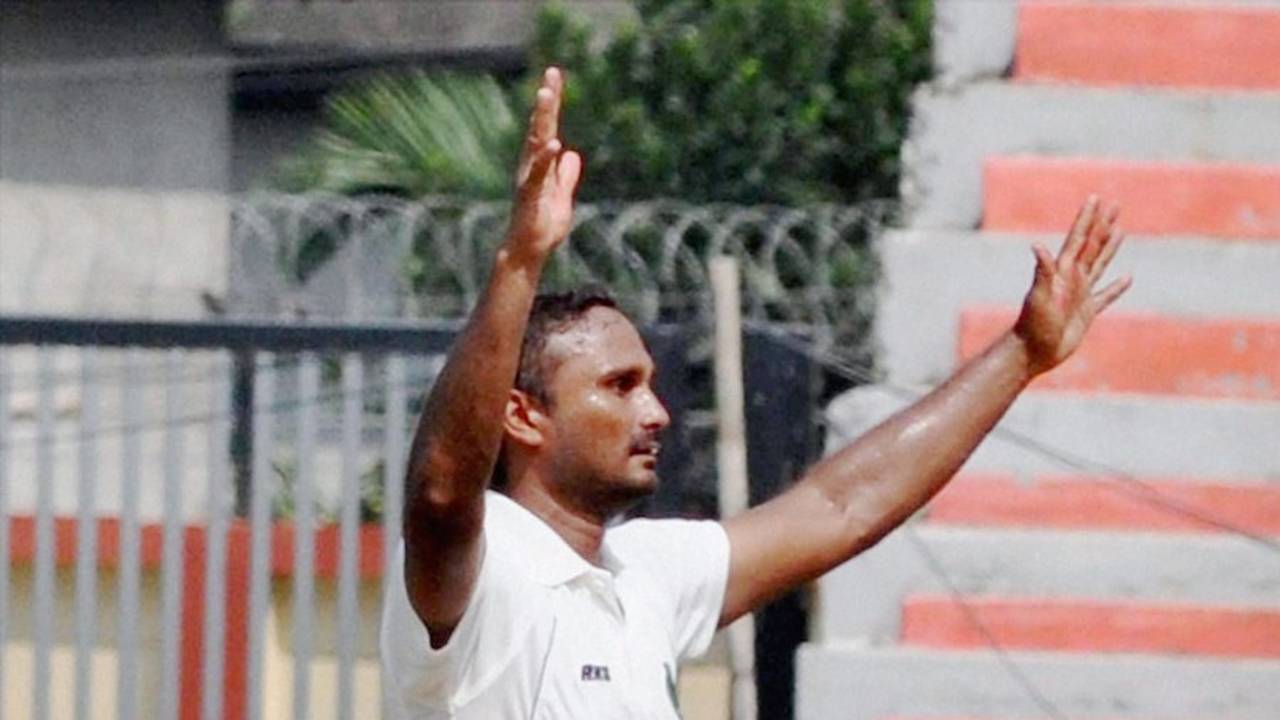 J Syed Mohammad took seven wickets