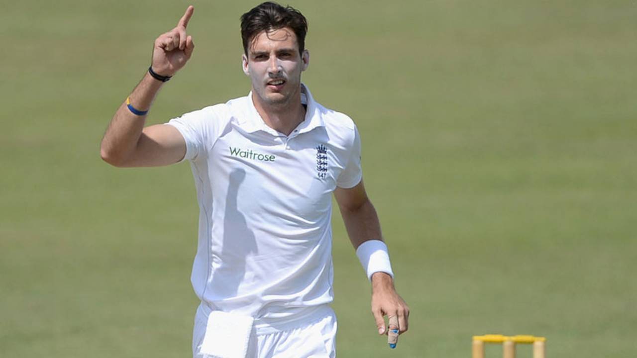 Steven Finn struck twice in his opening spell and finished with 4 for 16&nbsp;&nbsp;&bull;&nbsp;&nbsp;Getty Images