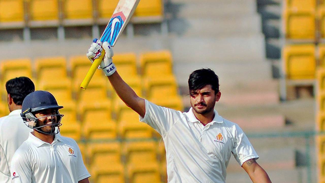 Karnataka face the prospect of playing with 10 batsmen after Manish Pandey was called up to the India Test team&nbsp;&nbsp;&bull;&nbsp;&nbsp;PTI 