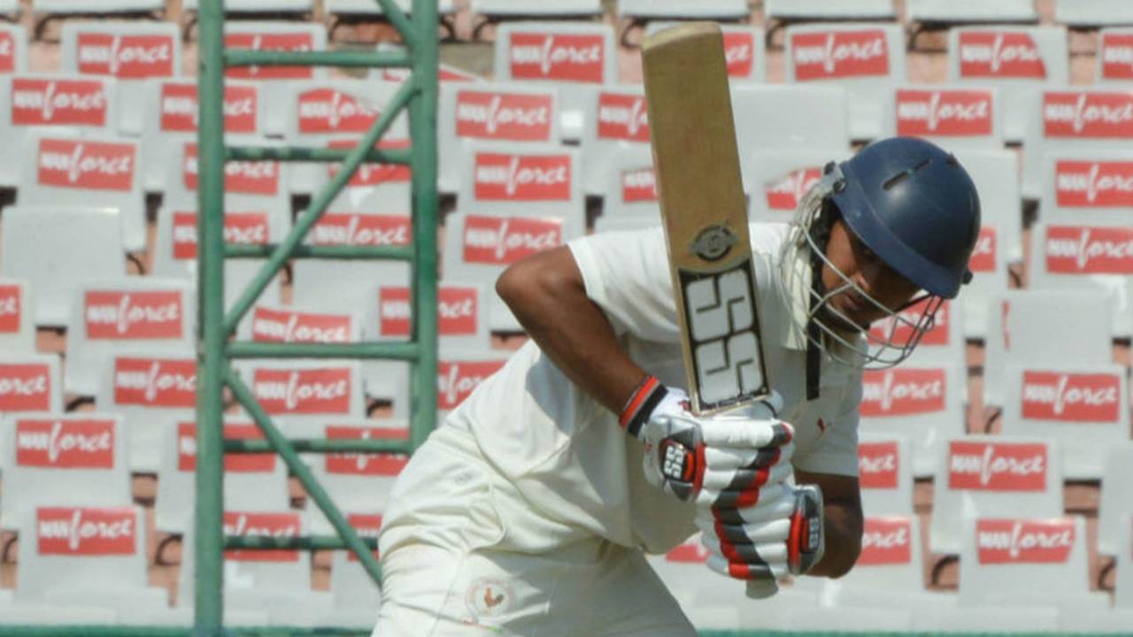 File photo - Priyank Panchal followed up his double and triple-centuries with a hundred&nbsp;&nbsp;&bull;&nbsp;&nbsp;ESPNcricinfo