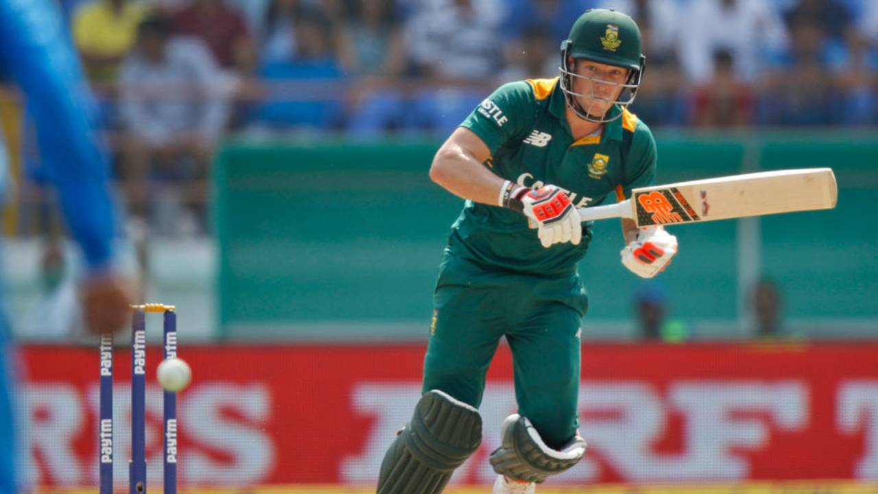 South Africa sent David Miller to open with Quinton de Kock after winning the toss in the blistering heat of Rajkot&nbsp;&nbsp;&bull;&nbsp;&nbsp;Associated Press