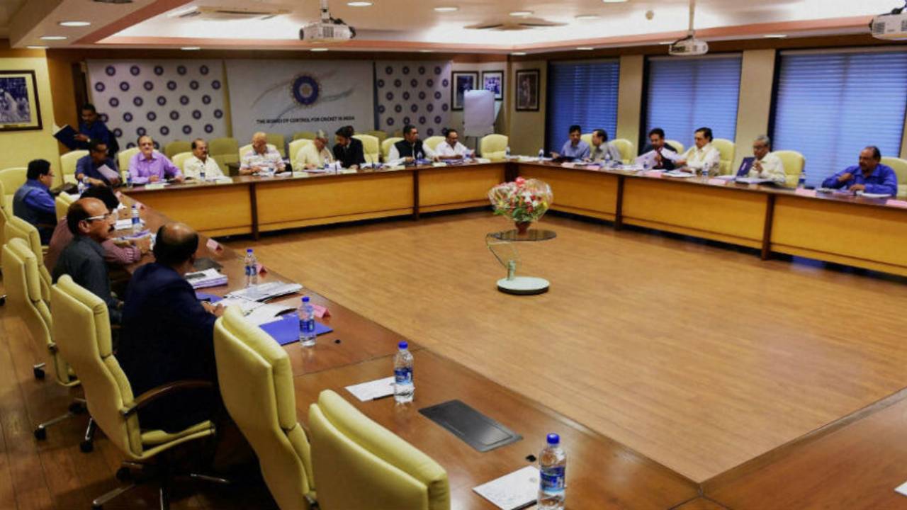 Members of the BCCI convene for the  working committee meeting , Mumbai, October, 18, 2015
