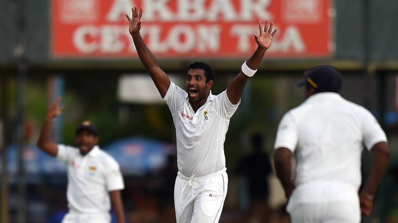 Dhammika Prasad last played for Sri Lanka in 2015&nbsp;&nbsp;&bull;&nbsp;&nbsp;AFP