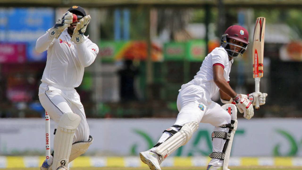 Kraig Brathwaite is done in by the turn, Sri Lanka v West Indies, 2nd Test, Colombo, 2nd day, October 23, 2015