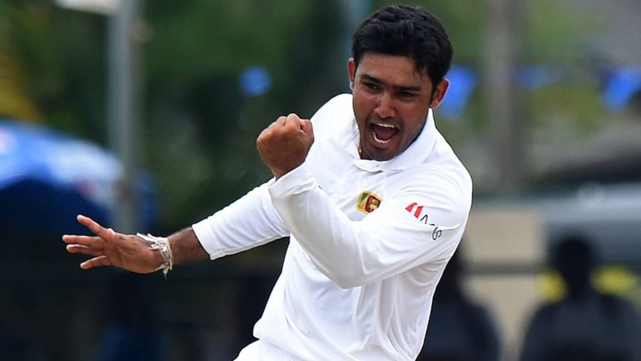 Milinda Siriwardana bagged the Man-of-the-Match award in his second Test, against West Indies in Colombo&nbsp;&nbsp;&bull;&nbsp;&nbsp;AFP