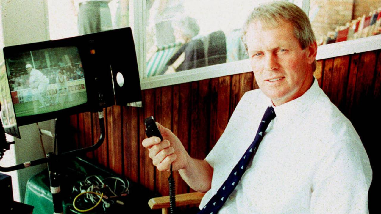 Umpire Chris Balderstone played professional cricket and football, June 8, 1993