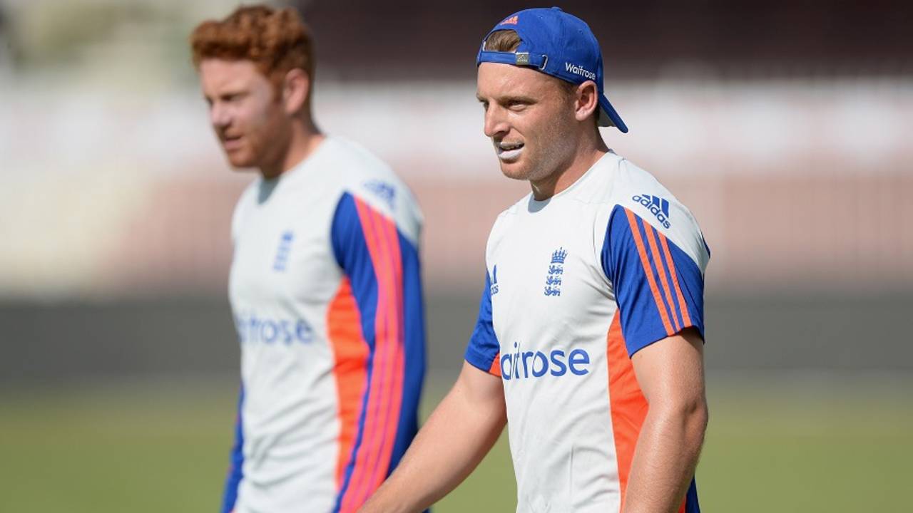 Jonny Bairstow took over from Jos Buttler (right) during the tour of the UAE&nbsp;&nbsp;&bull;&nbsp;&nbsp;Getty Images