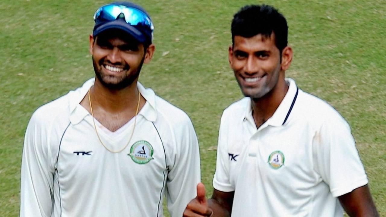 Aditya Sarwate and Akshay Wakhare shared 10 wickets between them, Vidarbha v Maharashtra, Ranji Trophy 2015-16, Group A, Nagpur, 4th day, November 2, 2015