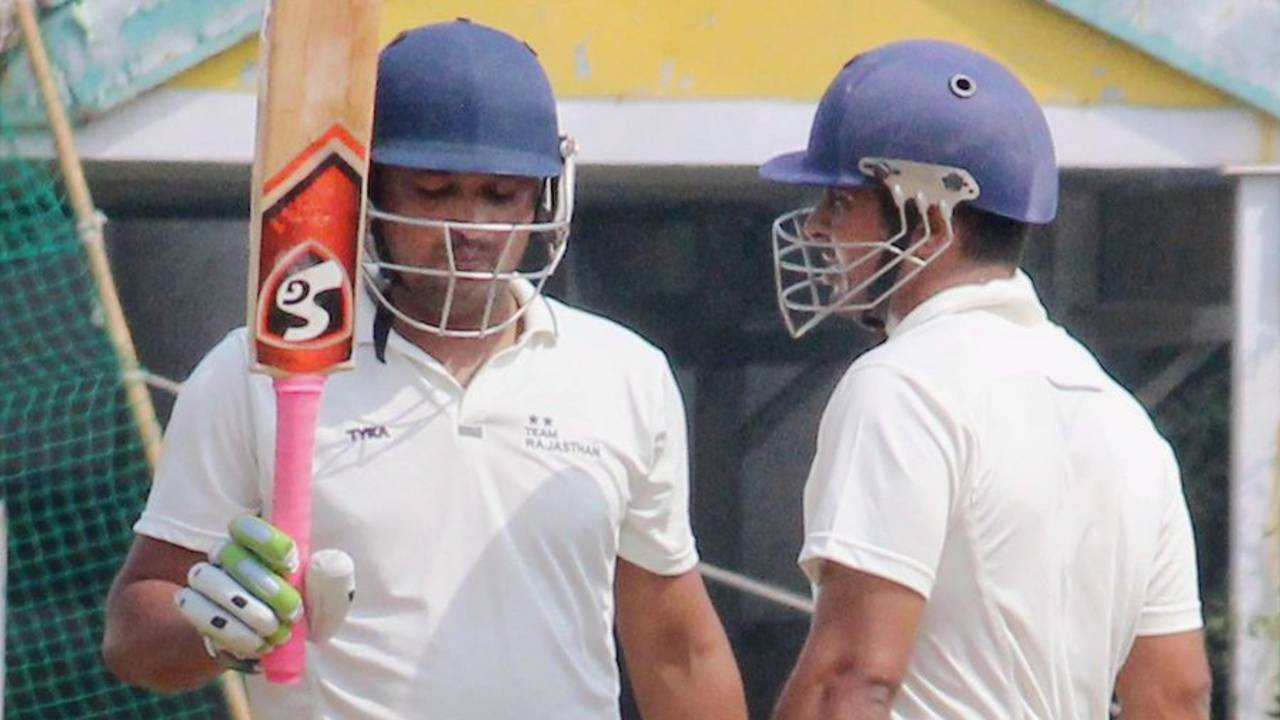 Puneet Yadav brings up his fifty, Vidarbha v Rajasthan, Group A, Ranji Trophy 2015-16, Nagpur, 1st day, November 15, 2015