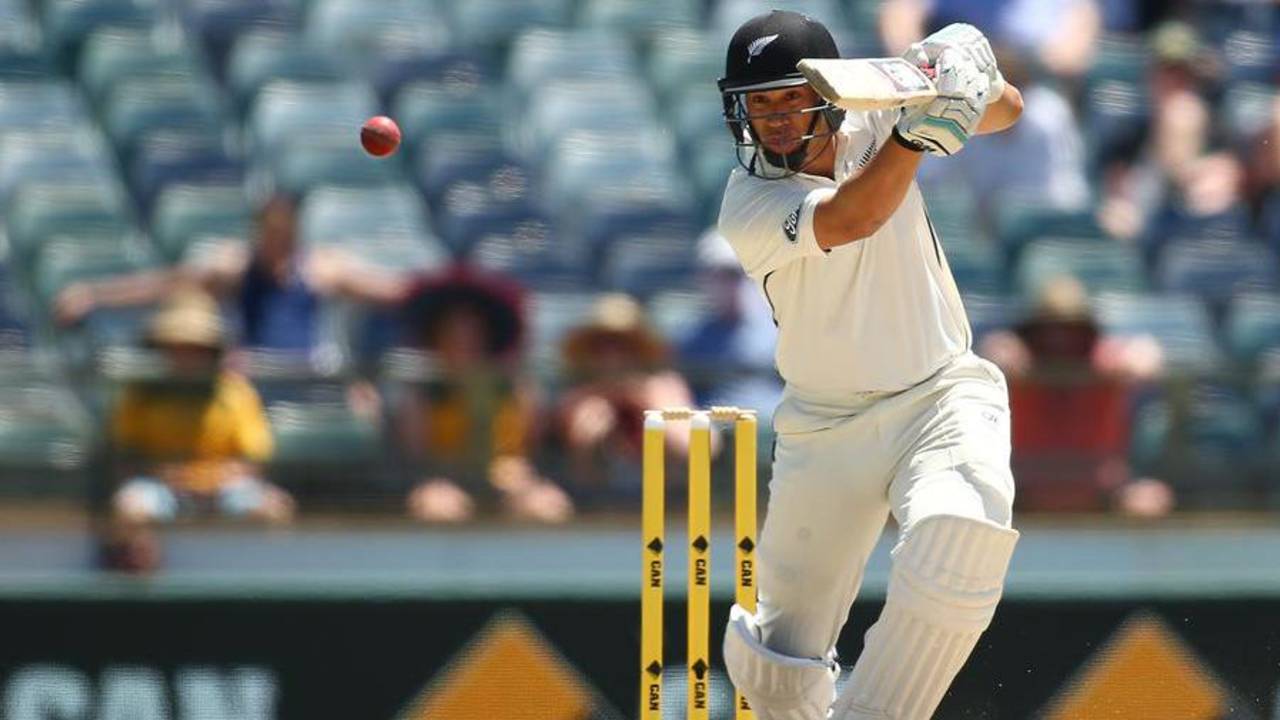 Ross Taylor started the day with a flourish, marching past 250 and registered the highest score by a New Zealand batsman in away Tests&nbsp;&nbsp;&bull;&nbsp;&nbsp;Getty Images