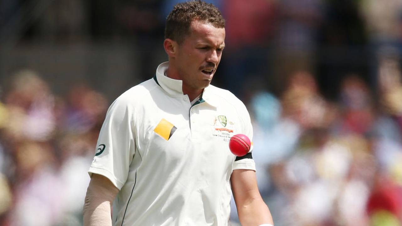 Peter Siddle was back in the Test side, Australia v New Zealand, 3rd Test, Adelaide, November 27, 2015