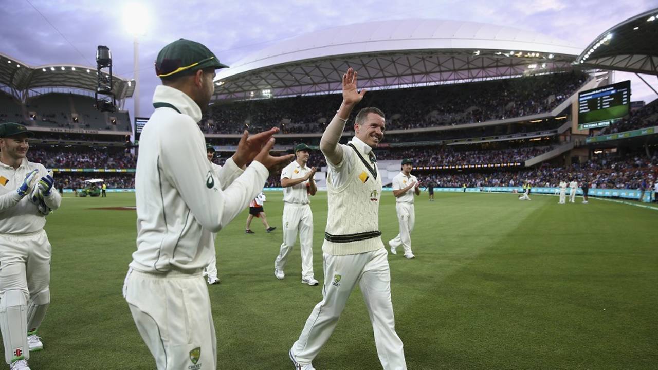 Peter Siddle became the 15th Australian bowler, and the 11th fast bowler, to get to 200 Test wickets&nbsp;&nbsp;&bull;&nbsp;&nbsp;Cricket Australia/Getty Images