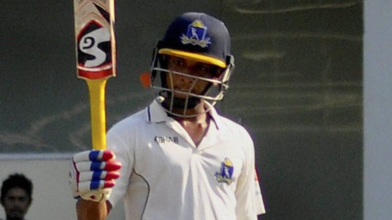 Sudip Chatterjee continued his prolific run with a fifty, Assam v Bengal, Ranji Trophy 2015-16, Group A, Guwahati, 1st day, December 1, 2015