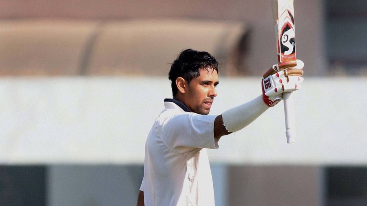 Rohit Sharma hit his maiden first-class century, Vidarbha v Haryana, Ranji Trophy 2015-16, Nagpur, December 4, 2015
