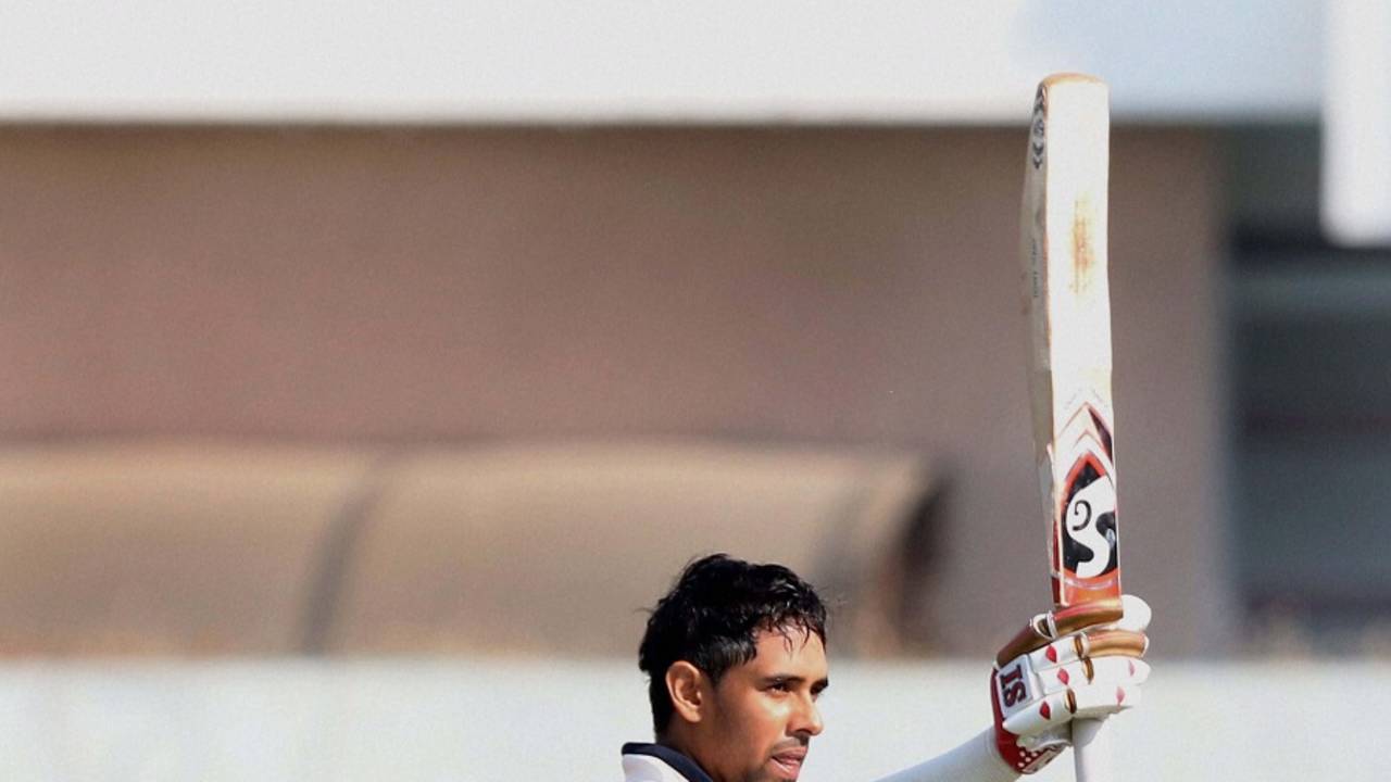 Rohit Sharma hit his maiden first-class century, Vidarbha v Haryana, Ranji Trophy 2015-16, Nagpur, December 4, 2015