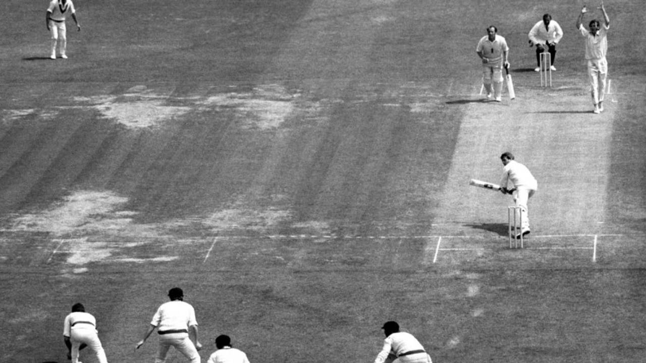 John Price is caught by Greg Chappell off Bob Massie, England v Australia, 2nd Test, Lord's, 4th day, June 26 1972