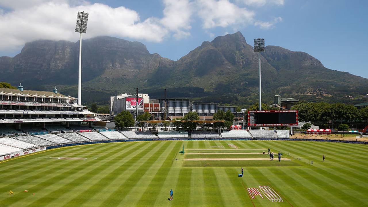 Newlands in all its glory, Cape Town, January 1, 2016