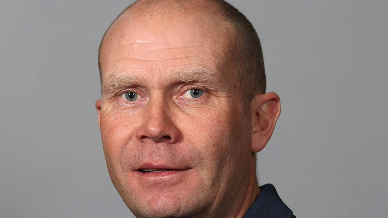 Michael Burns, ECB umpire, headshot, March 2014