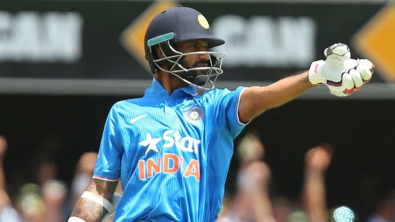 India lost Shikhar Dhawan early once again, after opting to bat&nbsp;&nbsp;&bull;&nbsp;&nbsp;Getty Images and Cricket Australia