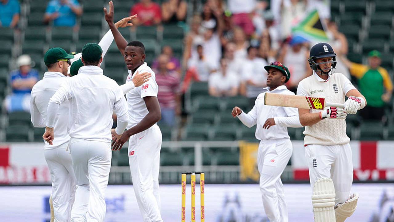 South Africa's day started promisingly when Joe Root fell in the third over of the morning&nbsp;&nbsp;&bull;&nbsp;&nbsp;AFP